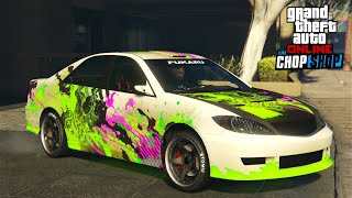 KARIN ASTEROPE GT TOYOTA CAMRY DEL NUEVO DLC CHOP SHOP EN GTA ONLINE  ELR1KR2 [upl. by Proudman]