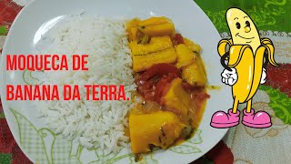 Moqueca de banana da terra  Extremamente saborosa e rápida [upl. by Annaehr]