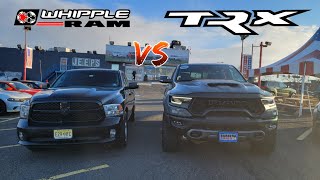 Can the NEW 2021 Ram TRX beat my Whipple supercharged Ram 060 LETS FIND OUT [upl. by Yeldahc986]