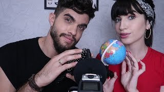 ASMR  MEU NOIVO TENTANDO FAZER ASMR sons de boca sussurros tapping [upl. by Fransen]