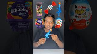 Candy Eating Challenge ASMR Kinder Joy  Fun Eating Challenge 😃 shorts eating asmr [upl. by Lux]