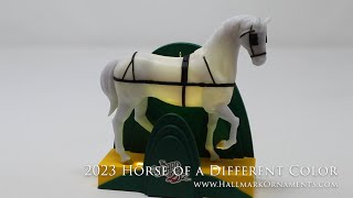 2023 Horse of a Different Color Hallmark Ornament [upl. by Klusek855]