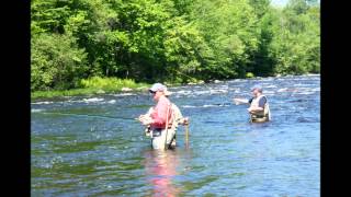 Learning to Fly Fish in Contoocook River NH [upl. by Llehcnom]