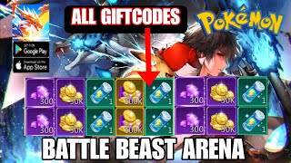 Battle Beast Arena amp All 6 Giftcodes  6 Free Codes Battle Beast Arena  How to Redeem [upl. by Aiuqal725]