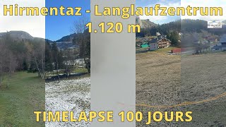 Hirmentaz Bellevaux ⏩ Timelapse 100 jours [upl. by Nnairahs510]