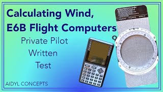 Calculating Wind with E6B Private Pilot Written Test Practice Question [upl. by Delaryd6]