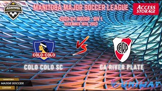 December 10th WSF Div 1 Colo Colo SC vs CA River Plate [upl. by Nylessoj79]