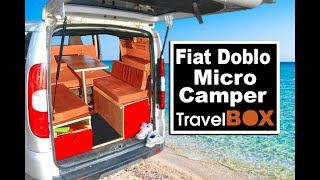 FIAT DOBLO MICRO CAMPER CONVERSION [upl. by Hurlow]