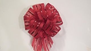 Easiest 1 Minute Gift Bow [upl. by Elisabeth]