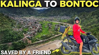 MOTOR TROUBLE In PHILIPPINES MOUNTAINS  Saved By Boy Perstaym Kalinga to Bontoc [upl. by Etnod]