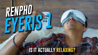 Renpho Eyeris 1 Eye Massager Full Experience [upl. by Shuman]