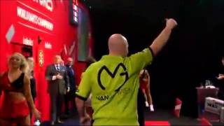 Walk On  Michael van Gerwen  WC2014 Round 3 [upl. by Erdne279]