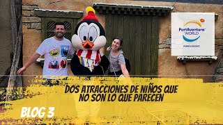 PortAventura Dos atracciones de niños que sorprenden [upl. by Odericus]