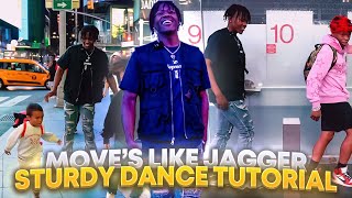 Moves Like Jagger SpedUp Dance Tutorial [upl. by Samalla]