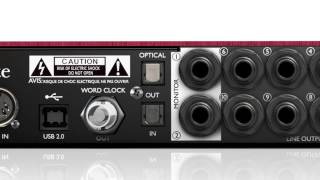 Focusrite Scarlett 18i20 Demo at Scan Pro Audio [upl. by Wilkey]