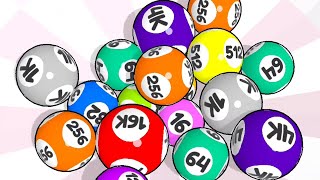 Merge Roulette  Color Ball Merge Large Number Fun Merge Games 2048 4K 8K 16K 32K 64K 128K [upl. by Esiuolyram498]