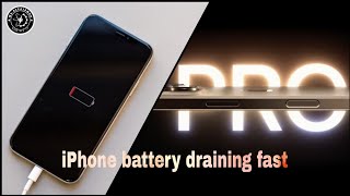 How fix iPhone Battery Draining Fast 🔋 [upl. by Portuna]