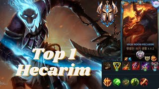 Hecarim Wild Rift Gameplay rank challenger  top 1 Hecarim best build and runes  AXE Wild Rift [upl. by Aidne]