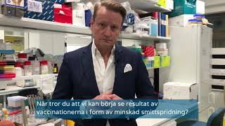 Matti Sällberg professor inom klinisk mikrobiologi om vaccinet mot covid19 [upl. by Solis322]