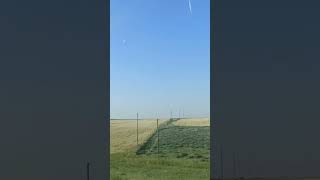 Farming around on the highway road after crossing Canada downtown 🇨🇦 [upl. by Cotter]