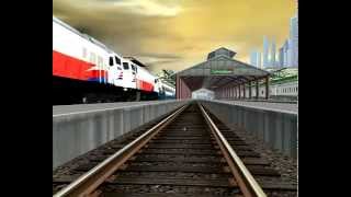 Trainz Simulator 2009 Add On Indonesia  CC206 Test Run [upl. by Ledua632]