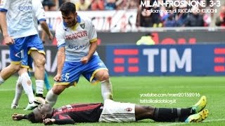 MILANFROSINONE 33  Radiocronaca di Riccardo Cucchi 152016 da Rai Radio 1 [upl. by Frost583]