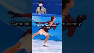 Who should have won olympics figureskating iceskating olympicgames annashcherbakova [upl. by Nairrod]