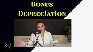 Bonus Depreciation Fancy words for quotadditional expensequot [upl. by Fanning]