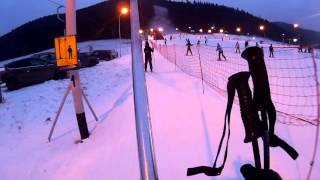 Skiing in Nosal Zakopane  Poland [upl. by Leddy]