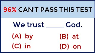 English Grammar Test ✍️📖 If you pass this test your English is fantastic [upl. by Joanie]