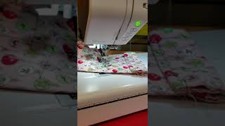 Sewing thick fabric with Bernette B77 [upl. by Ytrebil930]