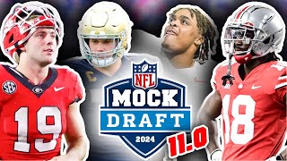 Picks 110 5 Quarterbacks Drafted  2024 NFL Draft [upl. by Irtimd]