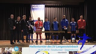 Siegerehrung nach dem Hallenfußballturnier des SV Langensteinbach am 06012019 [upl. by Akcimehs]