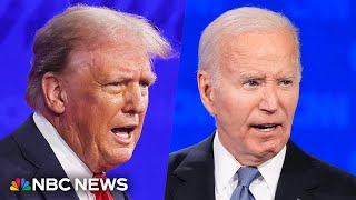 Watch the first 2024 presidential debate between Biden and Trump [upl. by Claudy913]