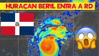 DE AHORA MISMO HURACAN BERYL LLEGA A REPÚBLICA DOMINICANA CATEGORÍA 5 [upl. by Adlemi]