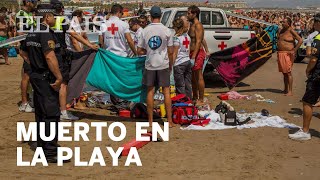 Hallado muerto un joven de 20 años en la playa de la Malvarrosa de Valencia [upl. by Tnafni]