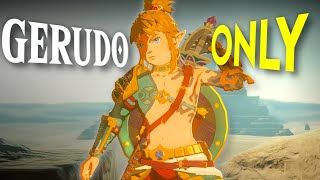 Can you BEAT Tears of the Kingdom using ONLY Gerudo Gear [upl. by Henrie515]