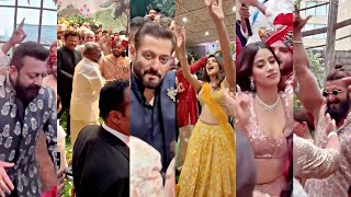 Celebrities Dance At Anant Ambani Wedding Baraat  Salman Shahrukh Rajinikanth Priyanka Ananya [upl. by Ynatterb960]