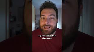 la REGISTRAZIONE delle CHIAMATE su iPhone ios18 iphone apple tech technews smartphone [upl. by Brady]