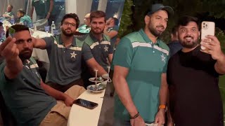 🎥 Glimpses From the Pakistan Team Dinner in Hyderabad  PCB  MA2A [upl. by Teufert732]