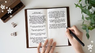 how i improved my handwriting  creating a handwriting journal [upl. by Bainbridge]