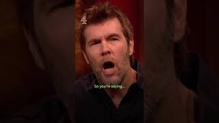 Rhod Gilbert breaks Greg Davies Taskmaster [upl. by Rehpretsirhc]