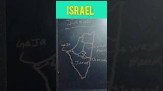 February 3 2024  How to draw Israel map israel gaja philippines shorts khansirmotivation 🎯📷 [upl. by Sulohcin]