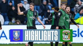 Sheffield Wednesday v Coventry City highlights [upl. by Anurb]