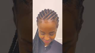 Straight cornrow style torontobraider short [upl. by Aldred821]