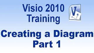 Microsoft Visio 2010 Training Tutorial  Creating a Diagram  Part 1 [upl. by Sailesh134]