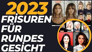 Frisuren für Rundes Gesicht Inspiration und Ideen [upl. by Colis314]