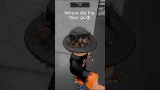 Where did the floor go 😭💀 roblox [upl. by Paulie697]