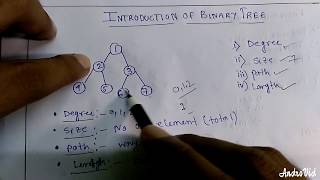 Introduction of Binary Tree Degree Size Path Length [upl. by Wetzell]