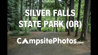 Silver Falls State Park Oregon Campsite Photos [upl. by Kristan484]